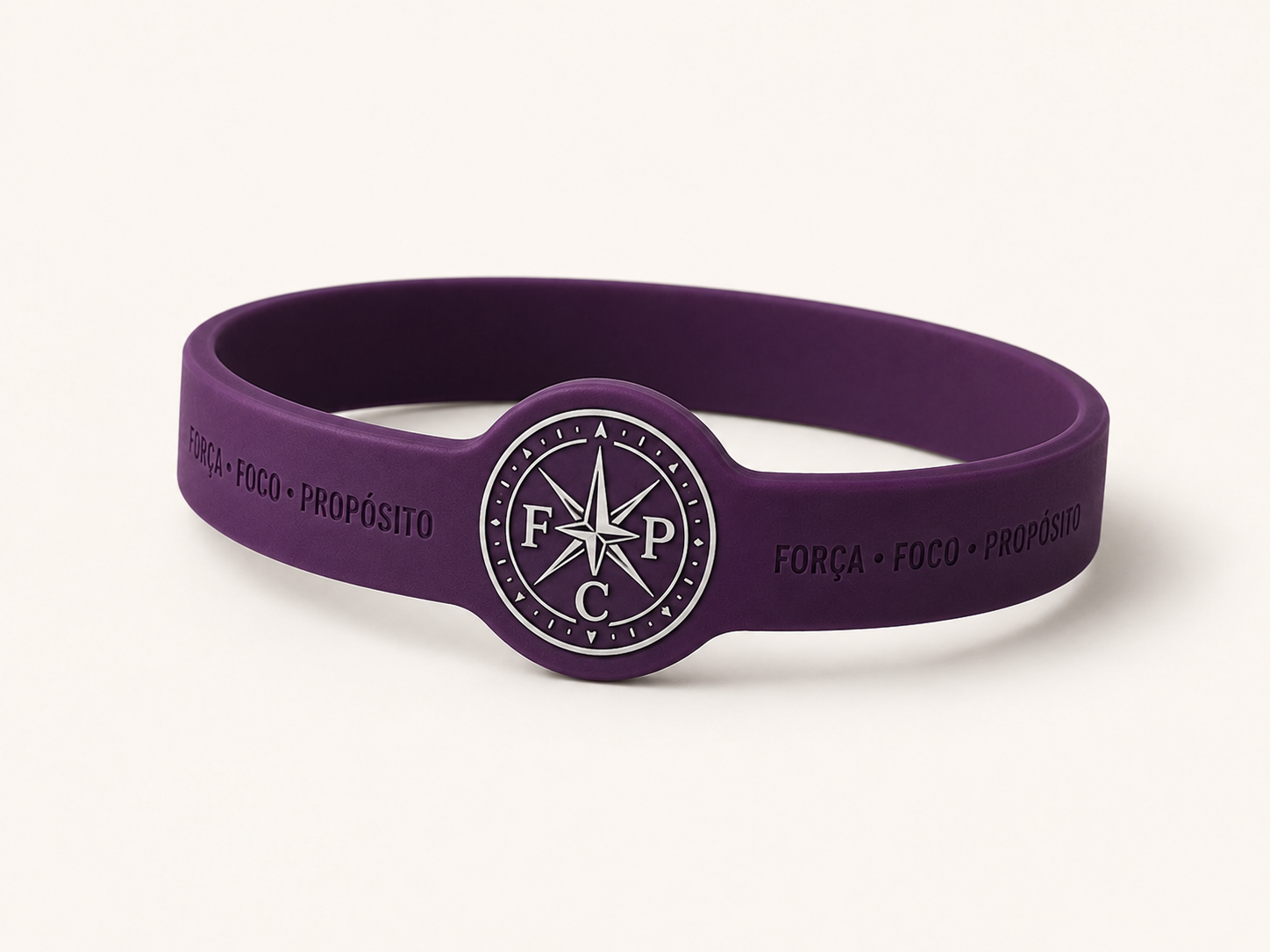 Pulseira com brasão circular